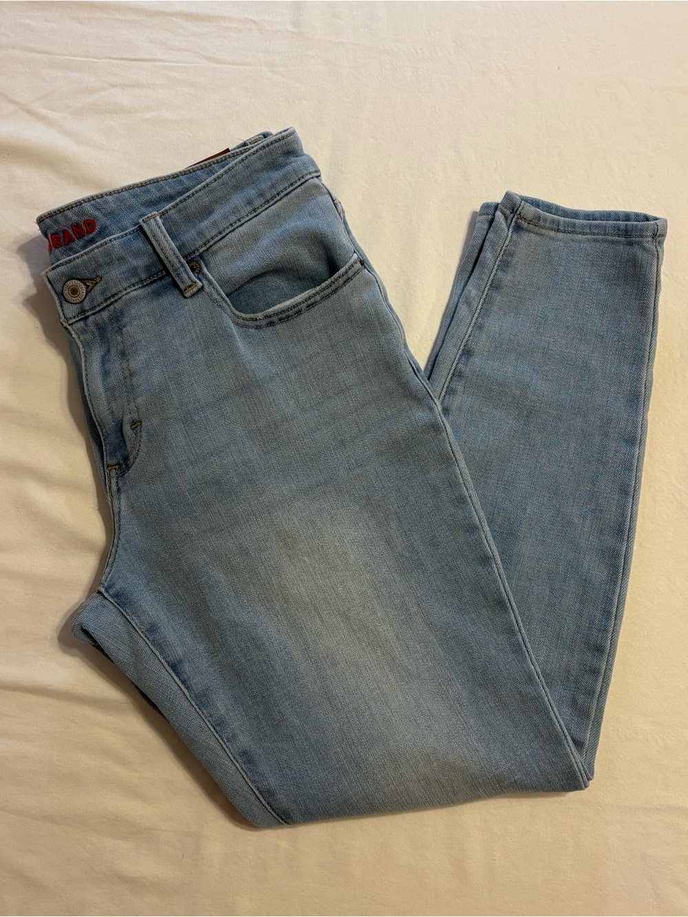 Lucky Brand Women’s Light Wash Lizzie Low Rise Skinny Jeans size 12/31 A